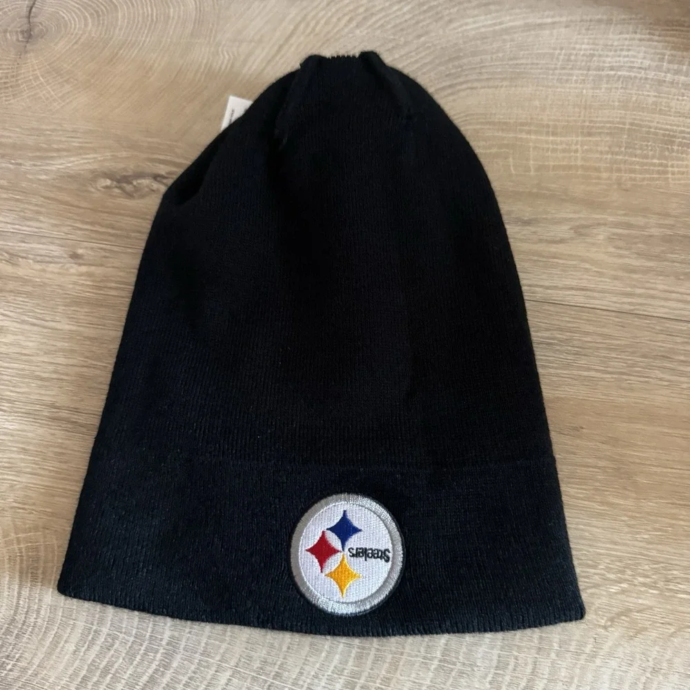 NFL‎ Pittsburgh Steelers Yellow/Black One Size Cuffed Knit Cap Football Beanie